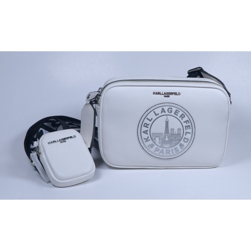 Karl Lagerfeld Paris Crossbody Accompanied By A Small Bag